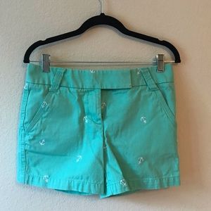 J. Crew chino shorts 4-inch inseam broken-in style